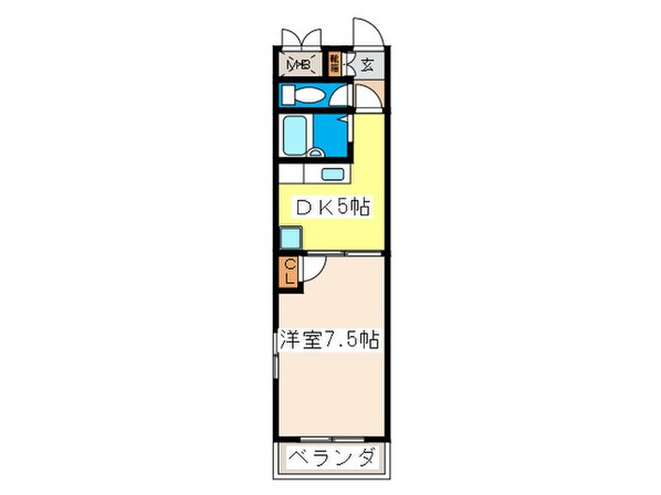 第３木本ビルの物件間取画像